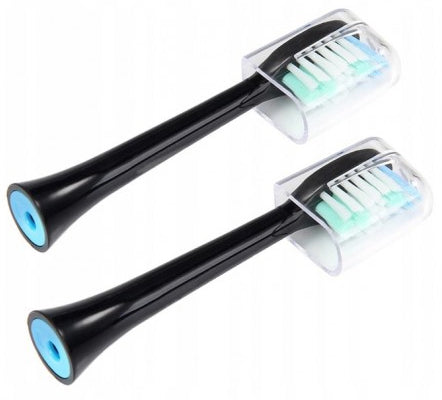 SET OF TIPS FOR SONIC TOOTHBRUSH OROMED Manufacturer code ORO-SONIC WHITE AND BLACK