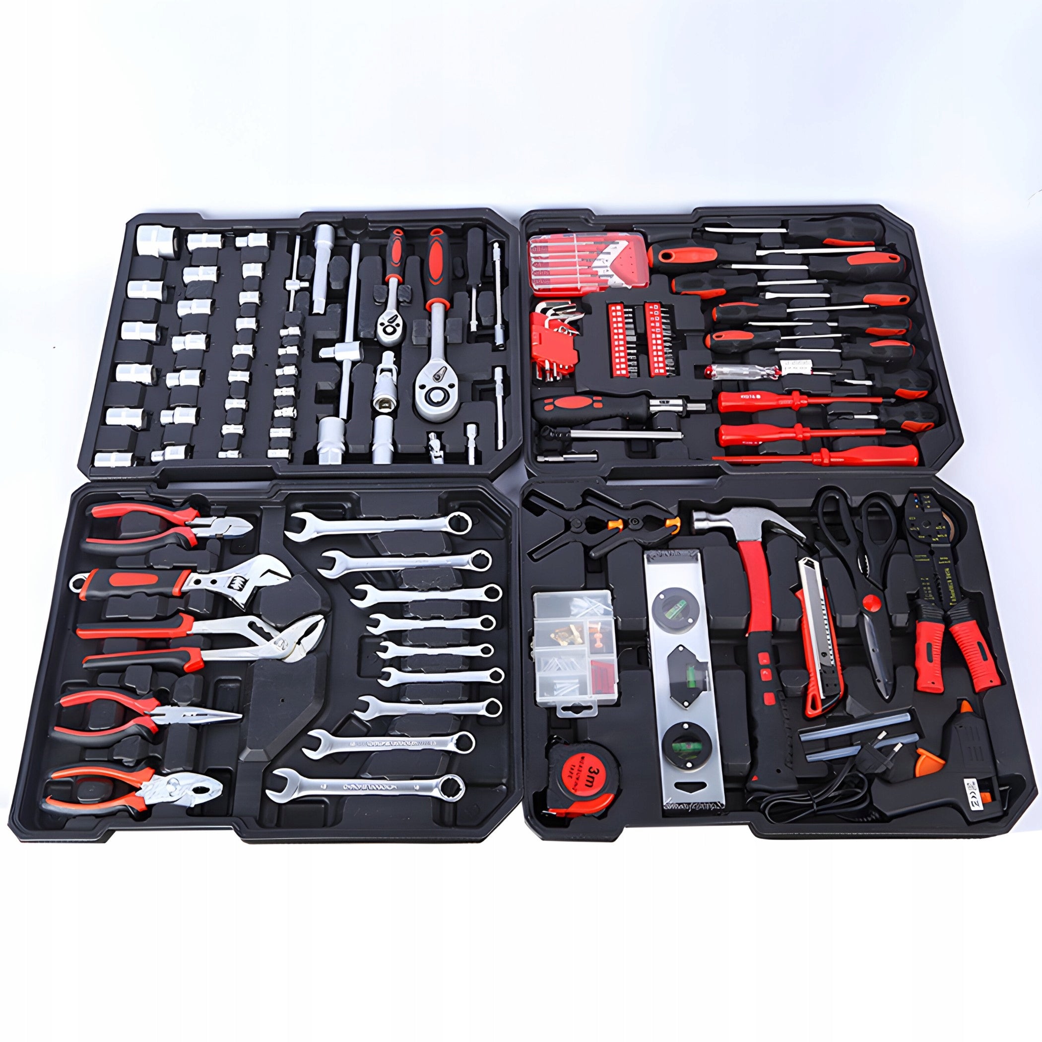 SET OF TOOLS AND KEYS TOOL CASE KEYS 187 ELEMENTS LARGE XXL EAN (GTIN) 5904806165091