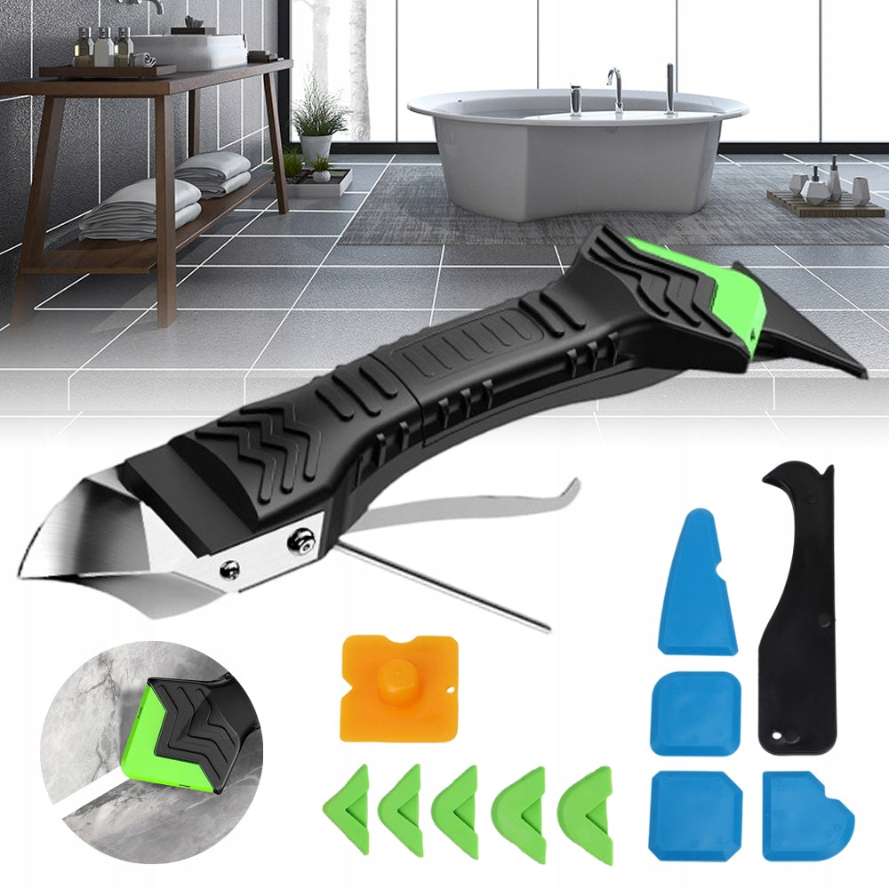 SET OF TOOLS FOR JOINTS SILICONE GROUT REMOVAL SILICONE GROUT SET Manufacturer code 6HG6671 ZESTAW SZPATUŁEK DO SILIKONU FIRMY