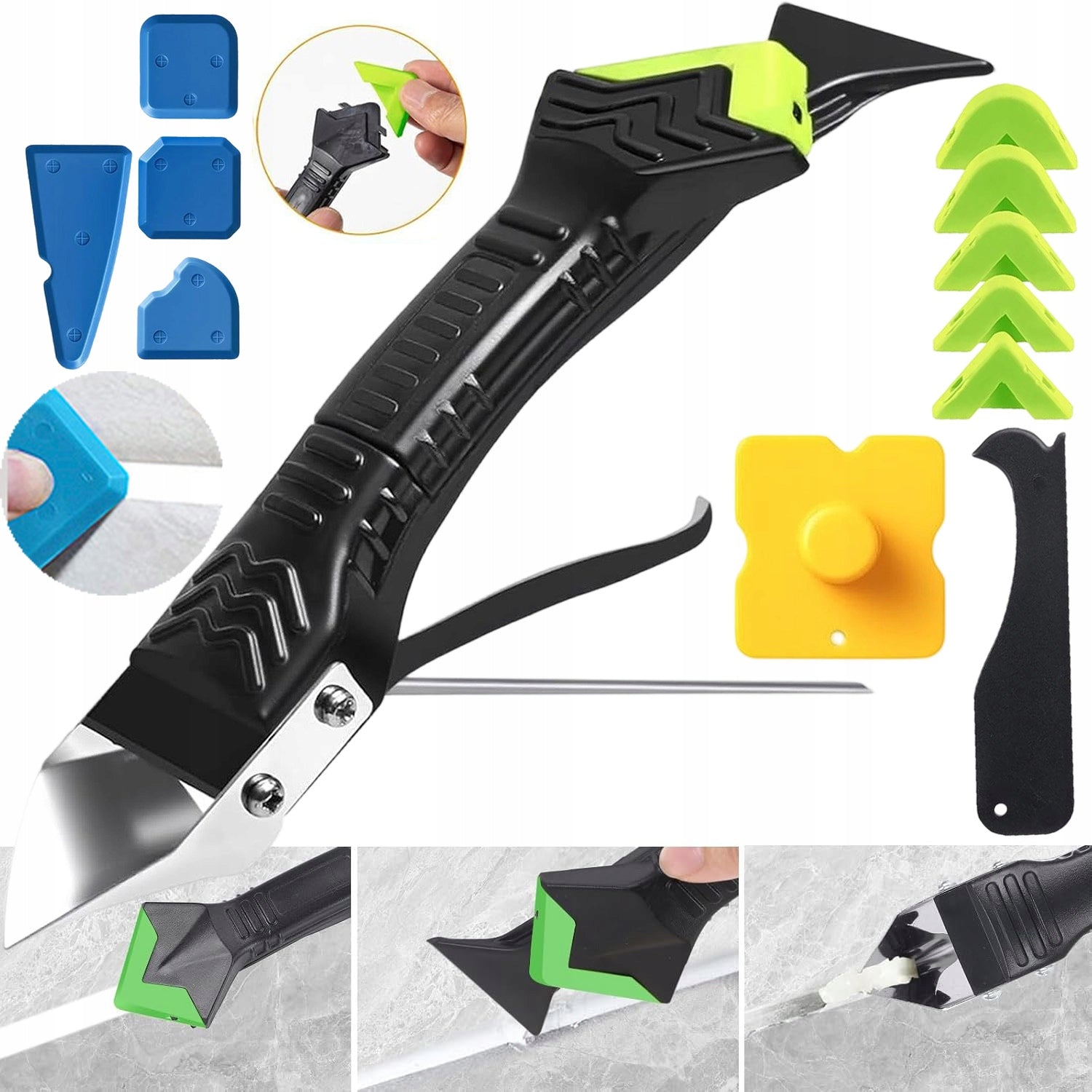 SET OF TOOLS FOR JOINTS SILICONE GROUT REMOVAL SILICONE GROUT SET