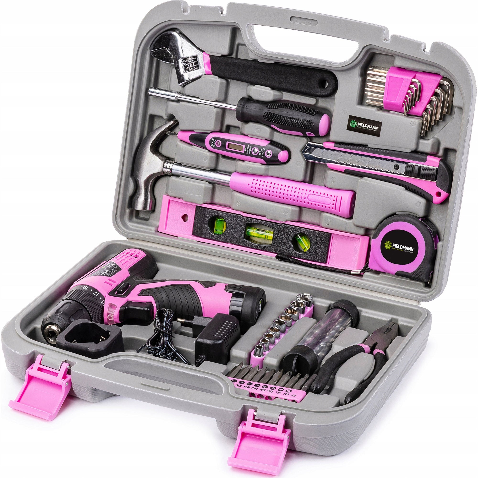 SET OF TOOLS FOR WOMEN PINK + SCREWDRIVER FIELDMANN FDG 5025 58 ELEMENT