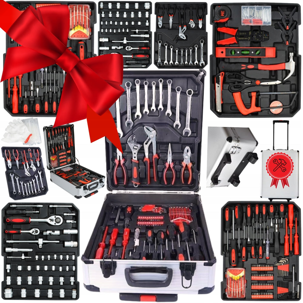 SET OF TOOLS KEYS 1000 EL TOOL CASE WORKSHOP GARAGE SET