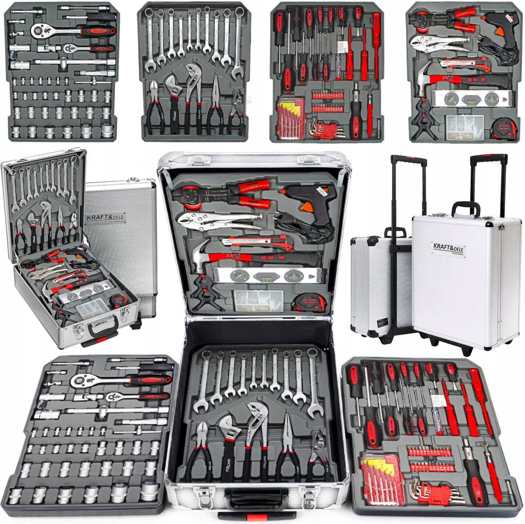 SET OF TOOLS KEYS 188 EL TOOL CASE