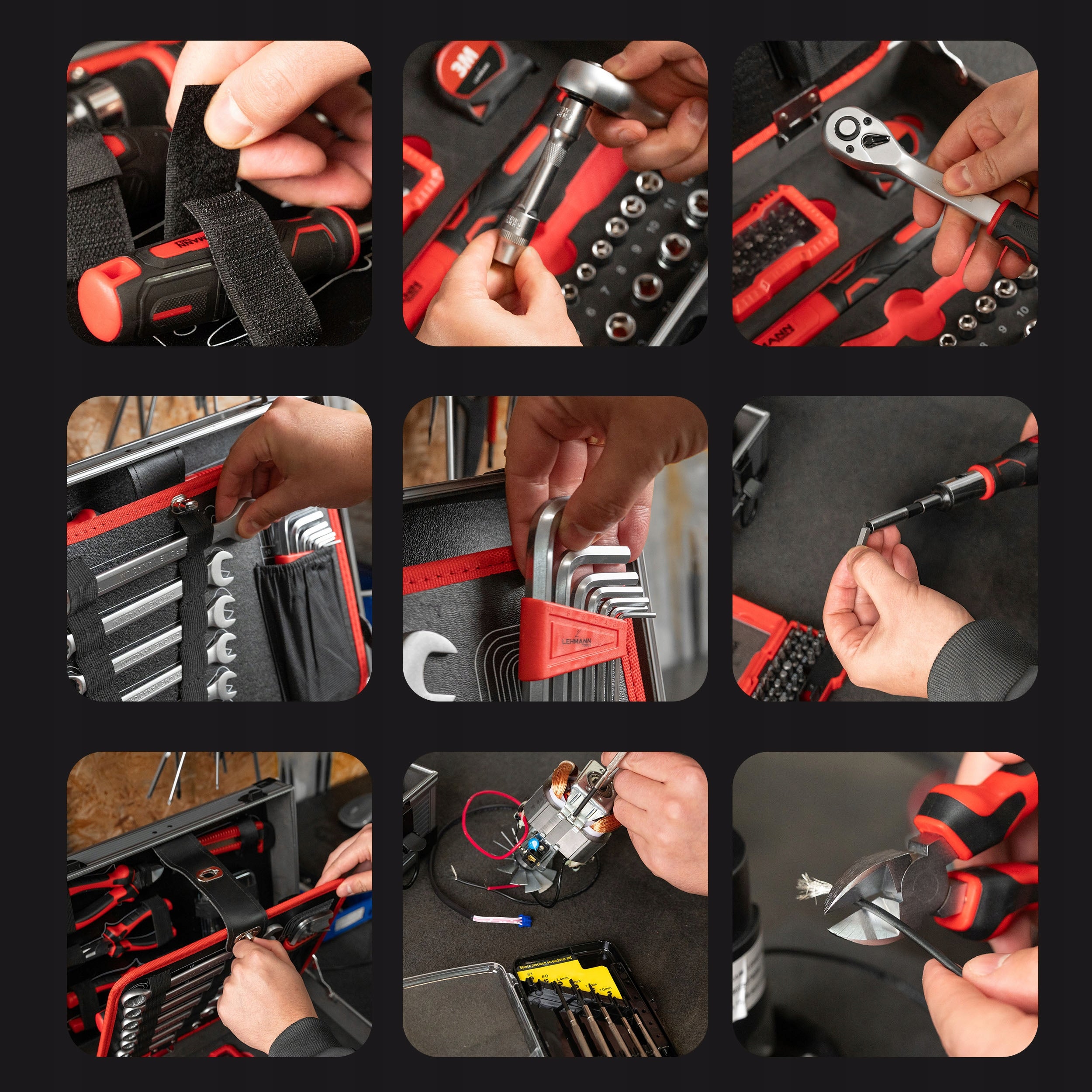 SET OF TOOLS KEYS TOOL CASE SOCKET WRENCHES CASE STEEL CRV Packaging status original