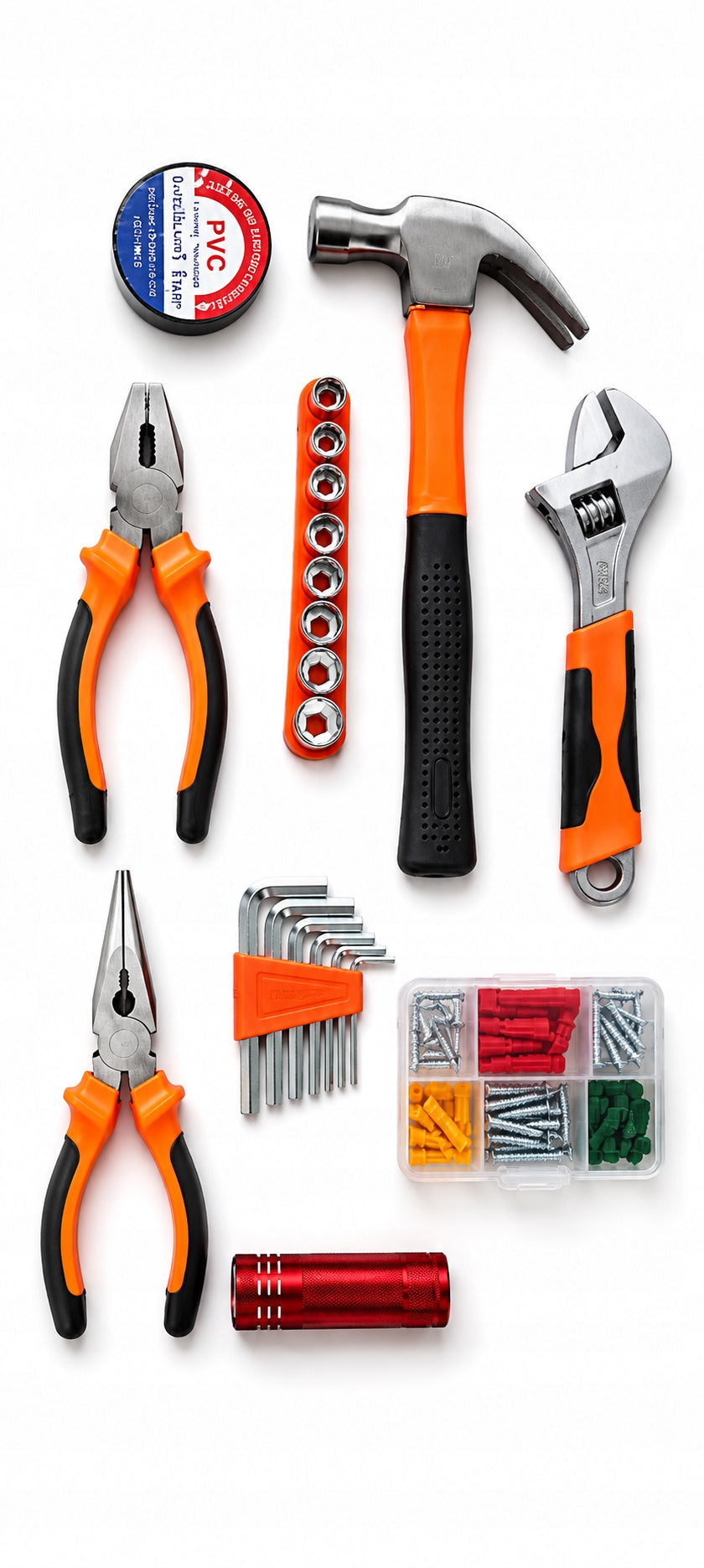 SET OF TOOLS KEYS TOOL CASE WRENCHES BITS PLIERS 109 EL. PRO Manufacturer code od9227