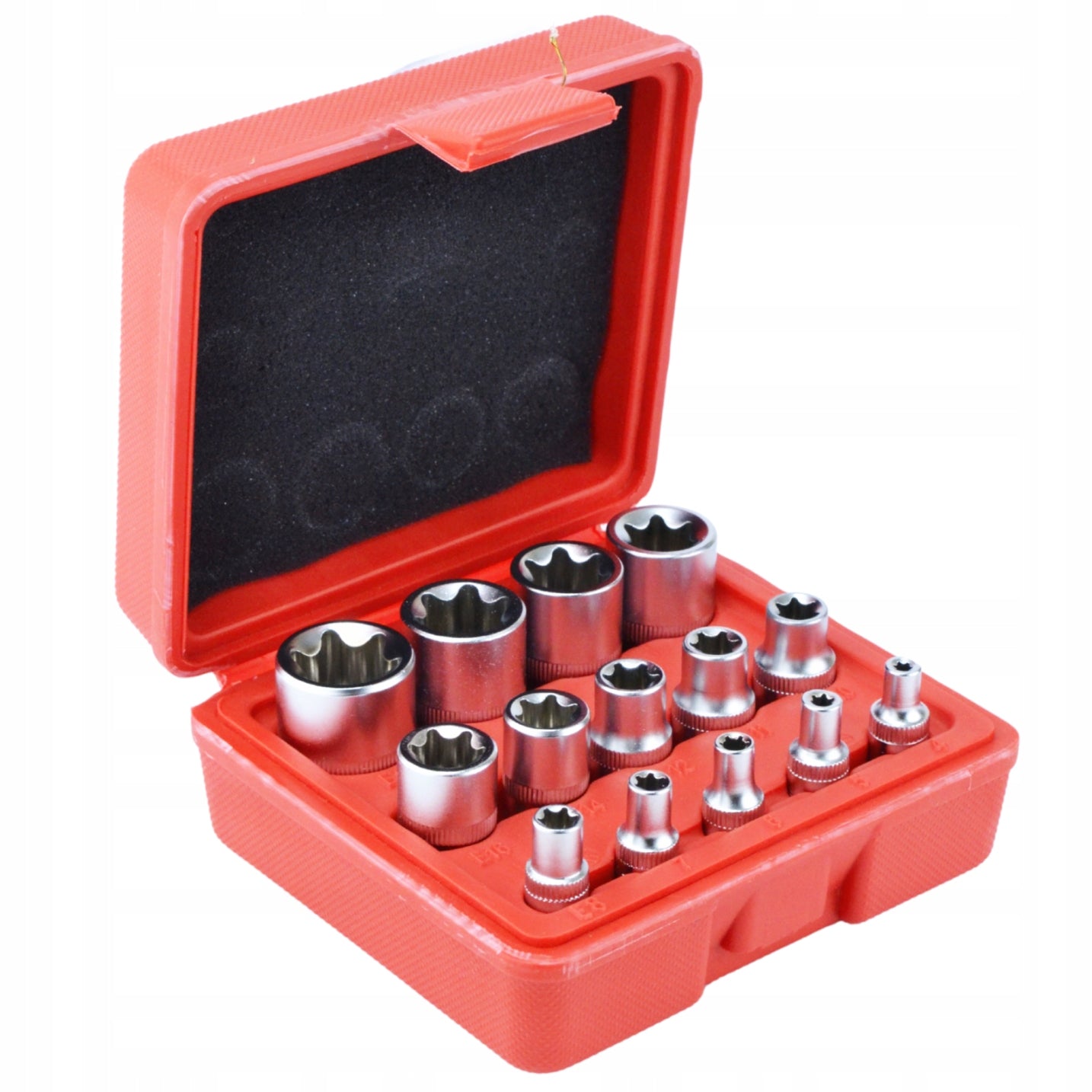 SET OF TORX SOCKET WRENCHES INTERNAL CAPS E4 - E24 14PCS TORXY Manufacturer code 30335