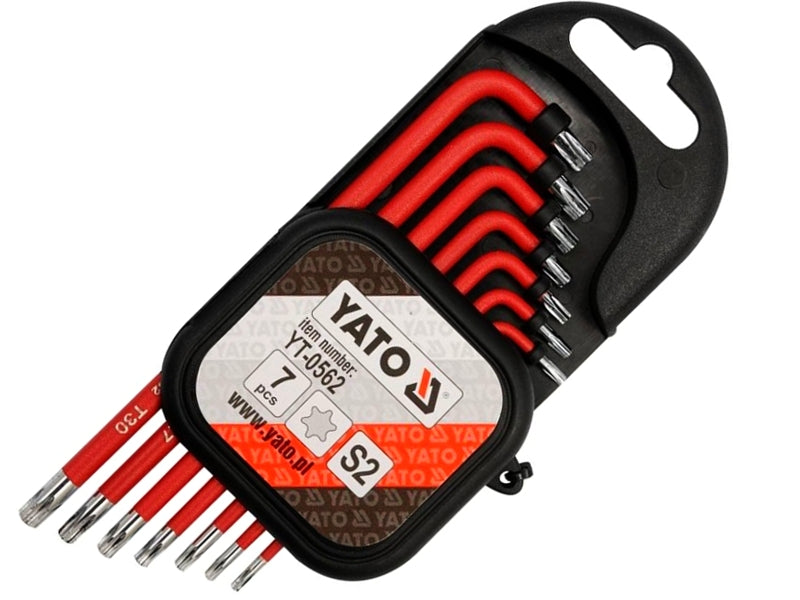 SET OF TORX YT-0562 COATED ALLEN WRENCHES