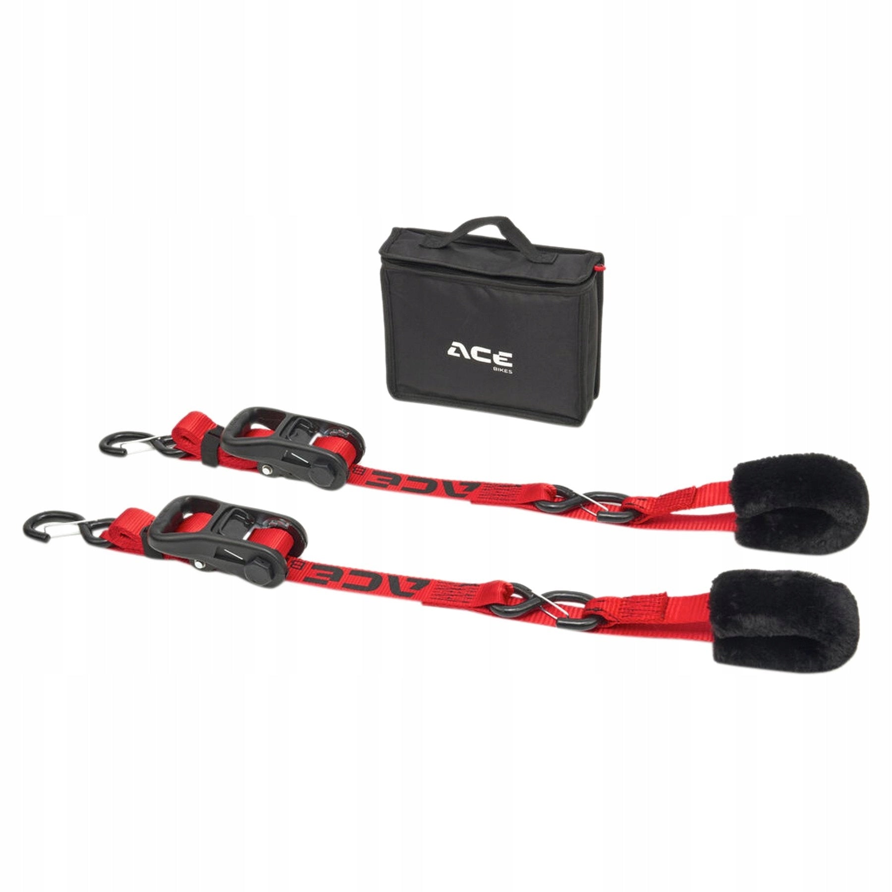 SET OF TRANSPORT BELTS FOR HEAVY LARGE MOTORCYCLES ACEBIKES Lifting capacity 900 kg