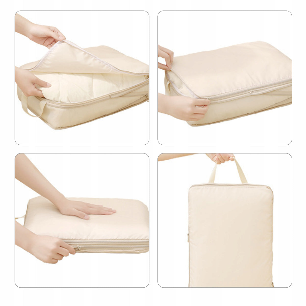 SET OF TRAVEL ORGANIZERS 4 PIECES COMPRESSION CLOTHES FOR SUITCASE Brand no brand