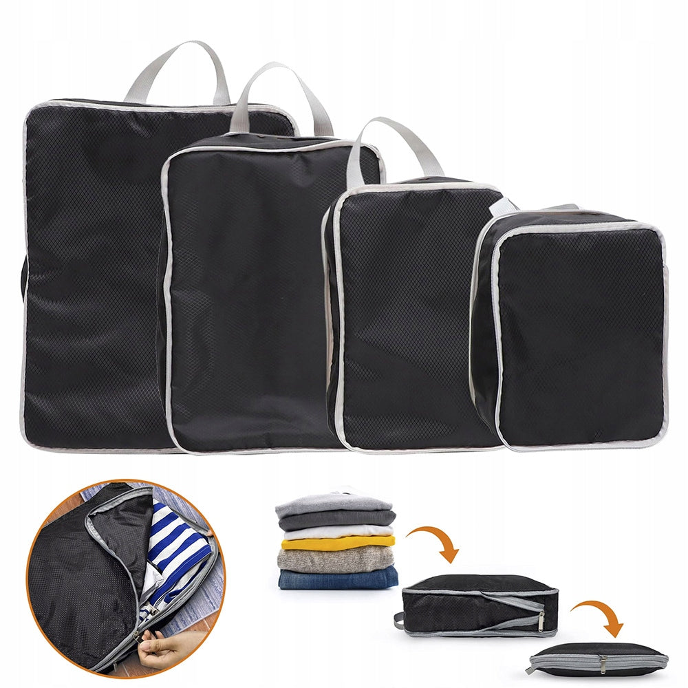 SET OF TRAVEL ORGANIZERS 4 PIECES COMPRESSION FOR CLOTHING Brand no brand