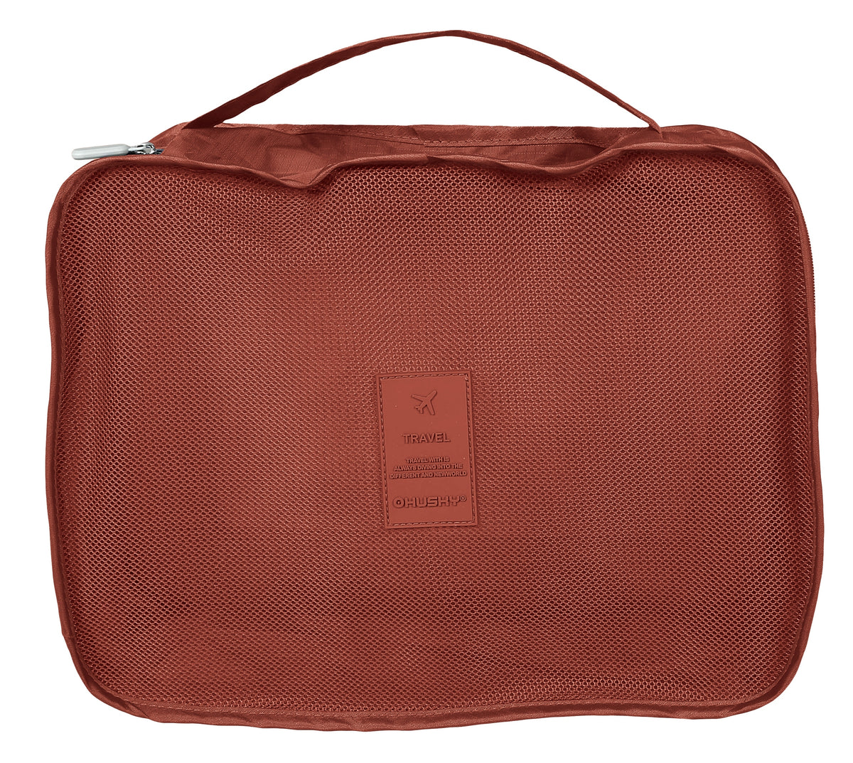 SET OF TRAVEL ORGANIZERS HUSKY TRAVEL 4 PCS. dark orange