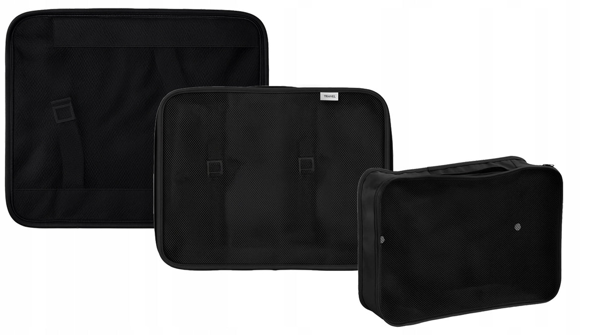 SET OF TRAVEL ORGANIZERS lightweight backpack suitcases 11 el. CIRON TRAVEL Packaging status original
