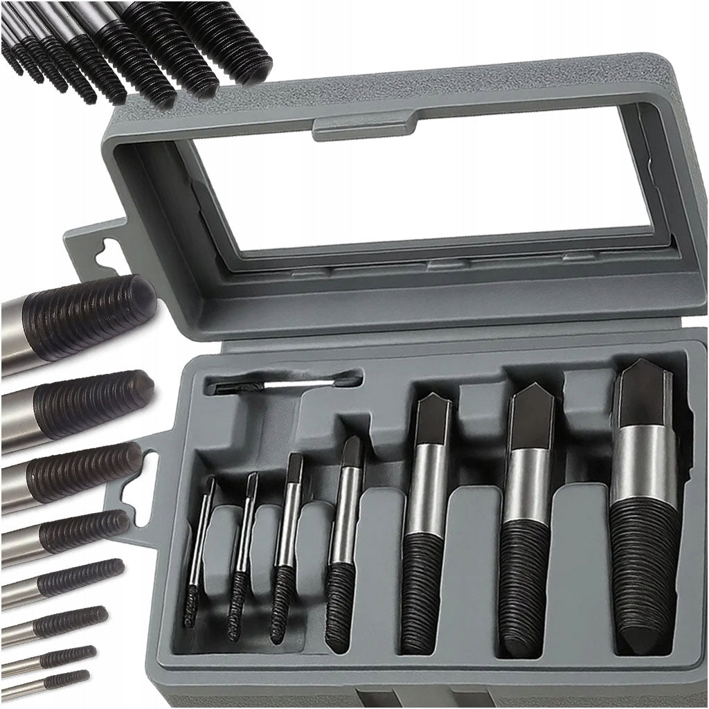 SET OF UNSCREWERS FOR BROKEN SCREWS BROKEN THREADS 3-45 PRO CASE EAN (GTIN) 5907152805215