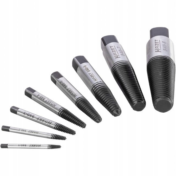 SET OF UNSCREWERS FOR BROKEN SCREWS