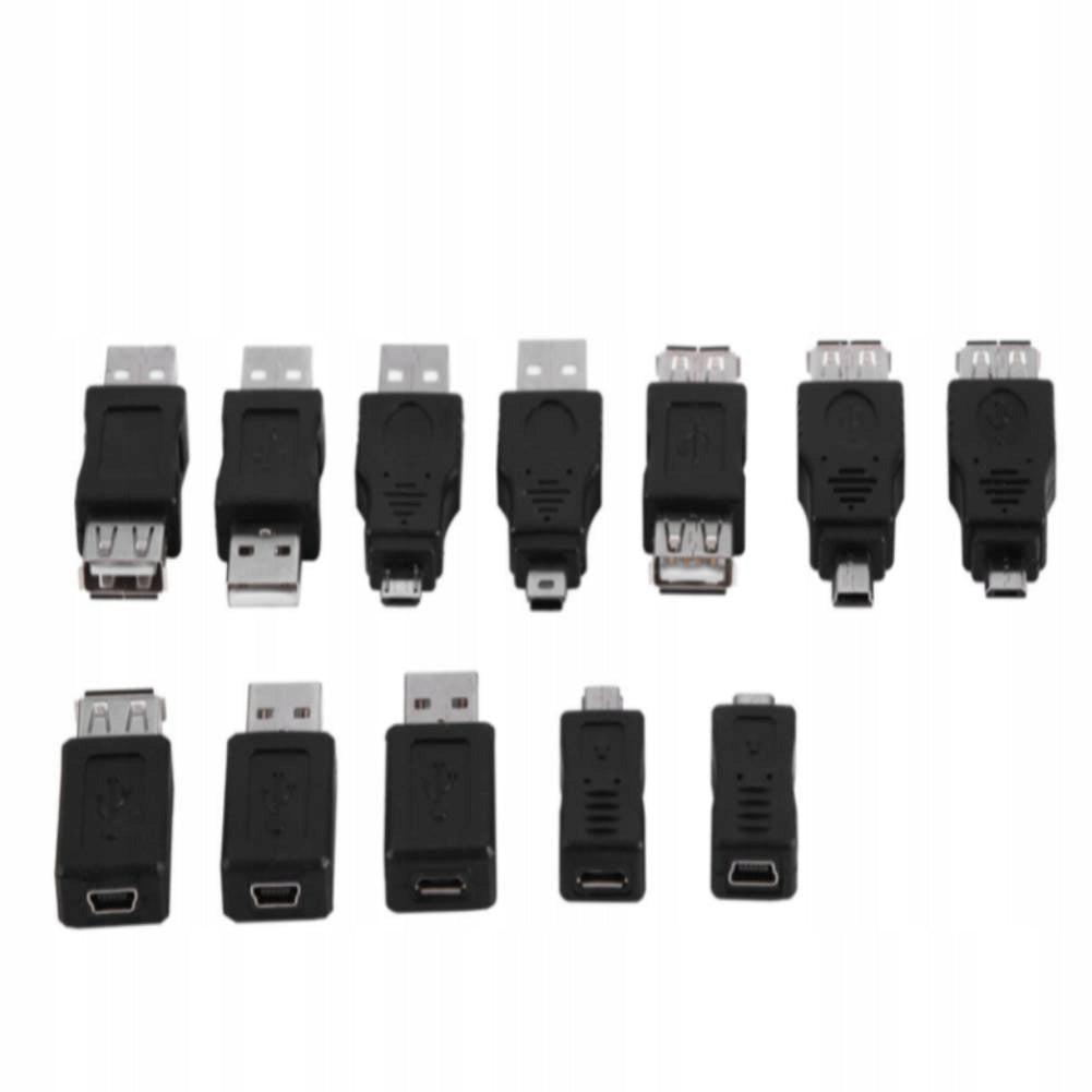 SET OF USB ADAPTERS 12PCS