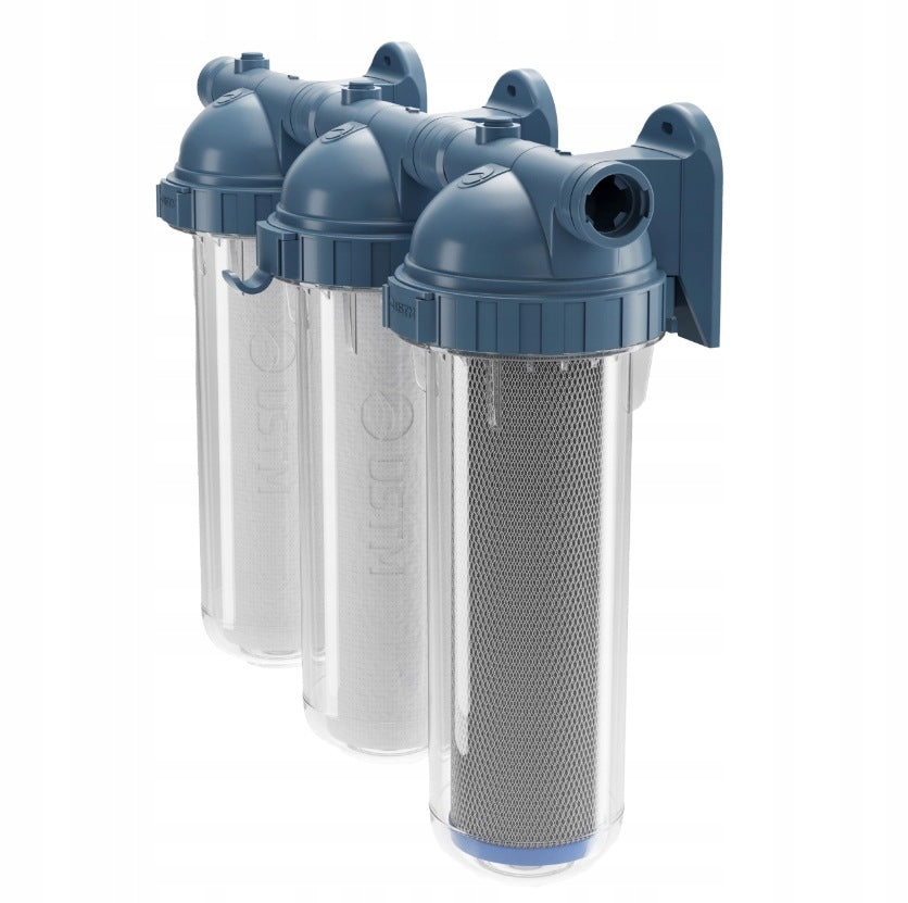 SET OF WATER FILTERS WITH UNDER-SINK BODY 1" AQUA 3 USTM WFU EMI Manufacturer code FS3WFU