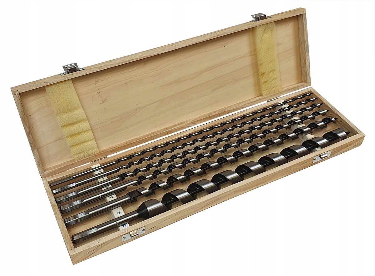 SET OF WOOD DRILL BITS 460mm DRILL BITS 6-25mm 6el