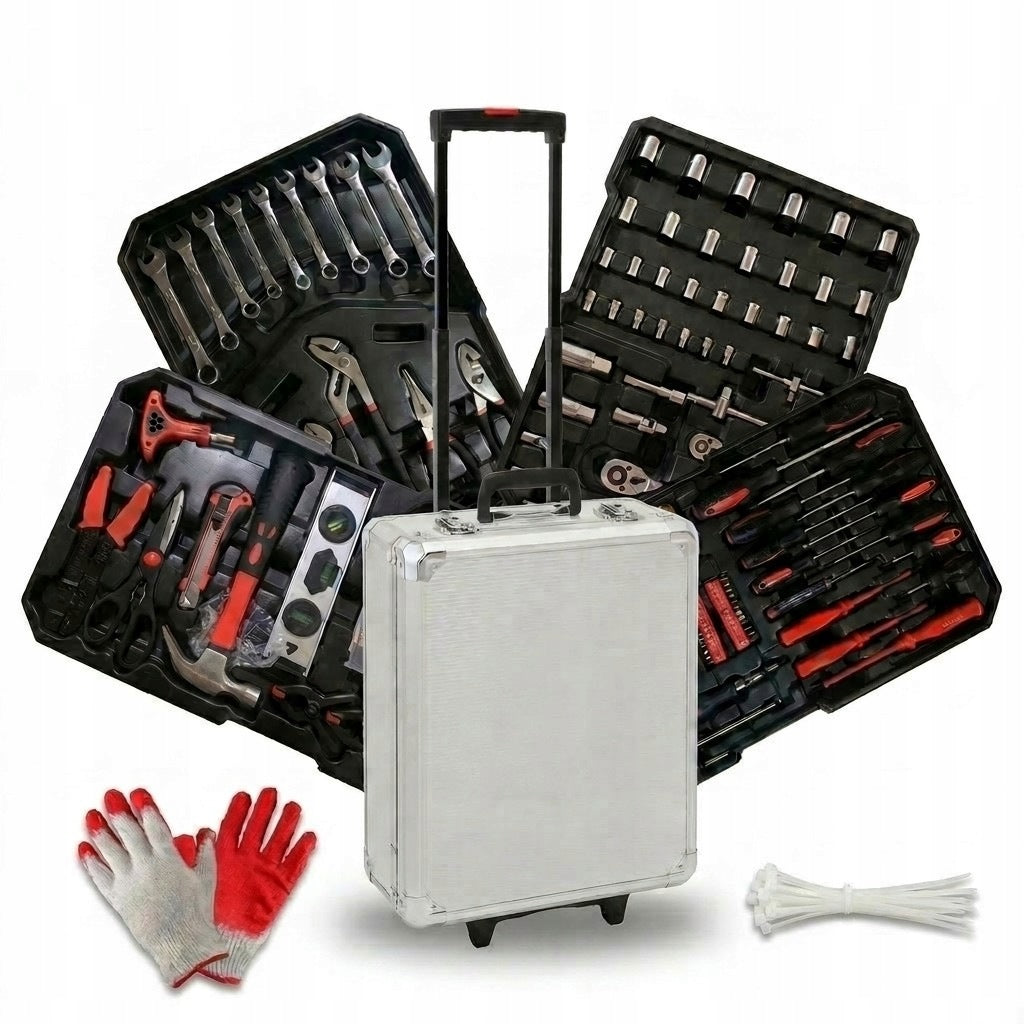 SET OF WRENCH TOOLS 400 EL METAL TOOL CASE PROFESIONAL