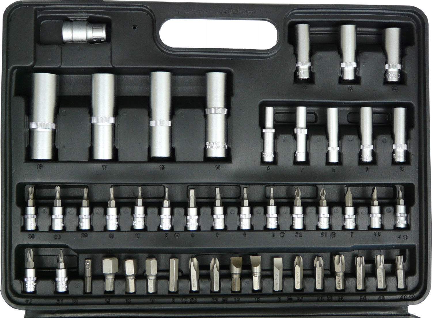 SET OF WRENCHES 108 pcs TORX SOCKET WRENCHES 109 EL Brand Azaris