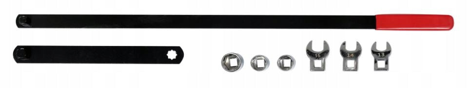 SET OF WRENCHES FOR TENSIONERS 8 CZ YT-06278 YATO Product weight with unit packaging 1.21 kg