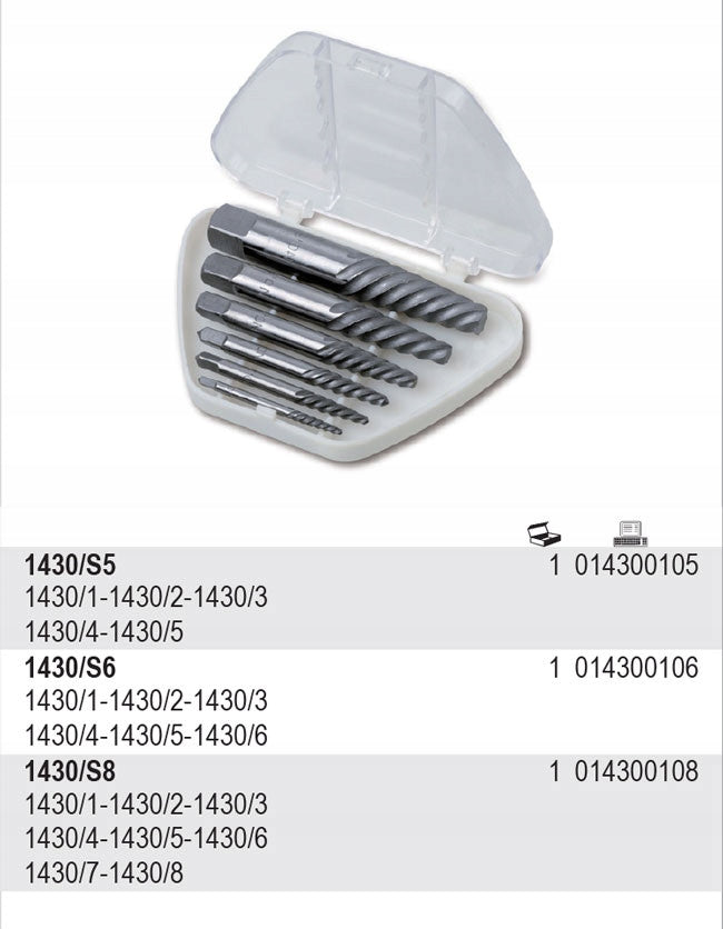 SET OF WYKRĘ.DO BROKEN SCREWS 6PCS BE1430/S6 BETA Brand Beta