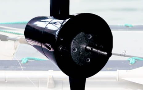 SET OUTBOARD MOTOR HAIBO D44 +Straight Volt10A + Aku Koyo LifePO4 100Ah Manufacturer code TOKAREX