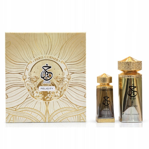 SET PARIS CORNER FELICITY 100ML EDP 25ML PERFUME OIL FOR WOMEN
