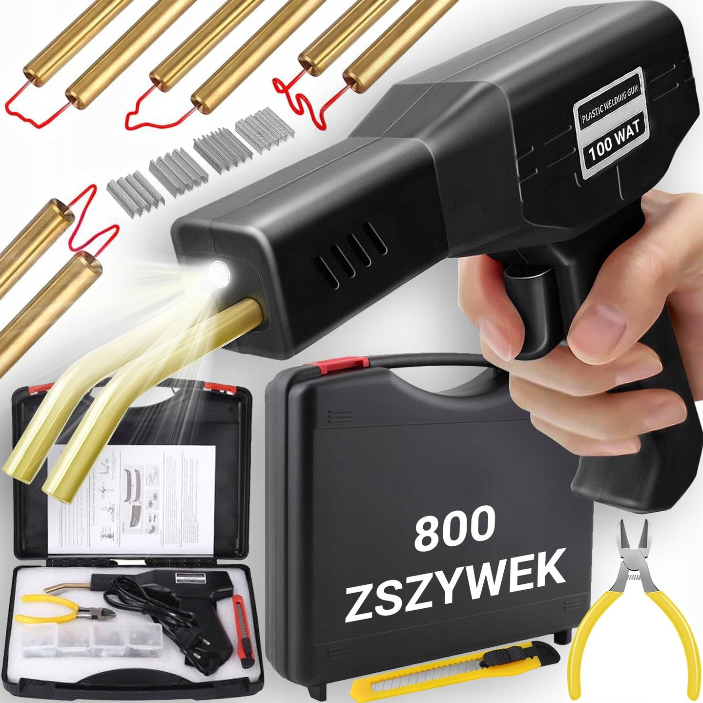 SET PLASTIC WELDING MACHINE LTC WELDING MACHINE 800 STAPLES. FAST REPAIR 50W