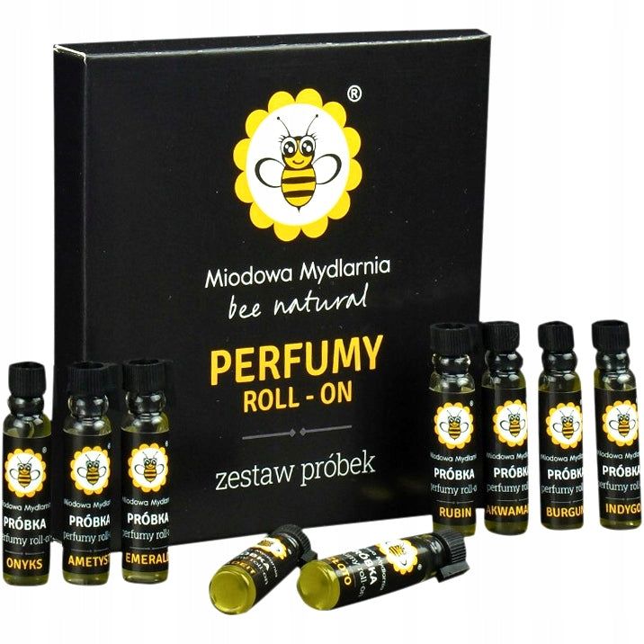 SET Perfume samples roll-on MIODOWA MYDLARNIA 9 x 0,5 ml