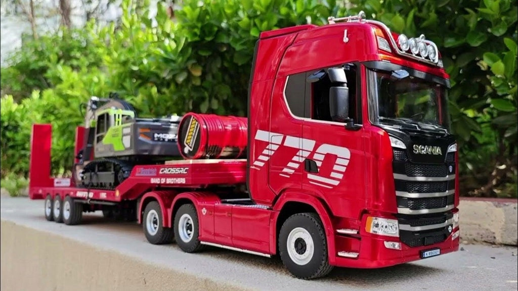 SET RC TRUCK SCANIA 1501 AND SEMI-TRAILER HUINA 1502 REMOTE CONTROLLED RC Manufacturer code 1501+1502