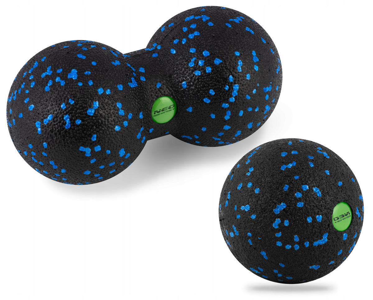 SET ROLLER MASSAGE BALL DOUBLE SMOOTH MASSAGER EPP 8CM Packaging status original