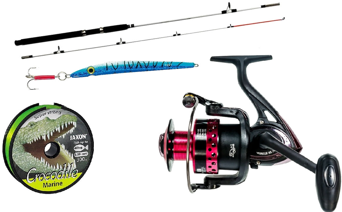 SET SEA FISHING ROD REEL FOR COD PROMOTION