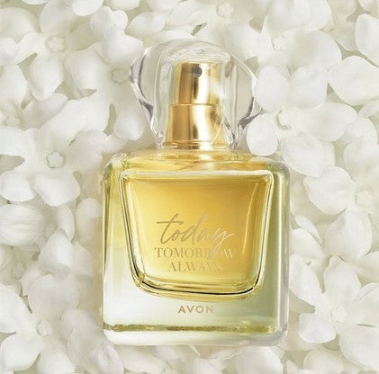 SET TODAY Tomorrow Always Avon perfume 50 ml + lotion mousse in a box Manufacturer code 03988