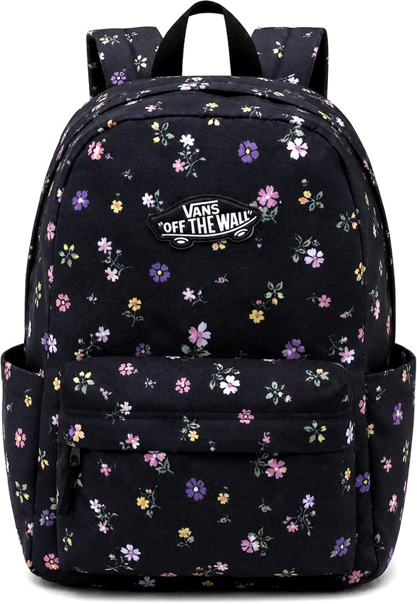 SET VANS BACKPACK + PENCIL CASE VANS SCHOOL OLD SKOOL BOARD BLACK FLORAL Brand Vans