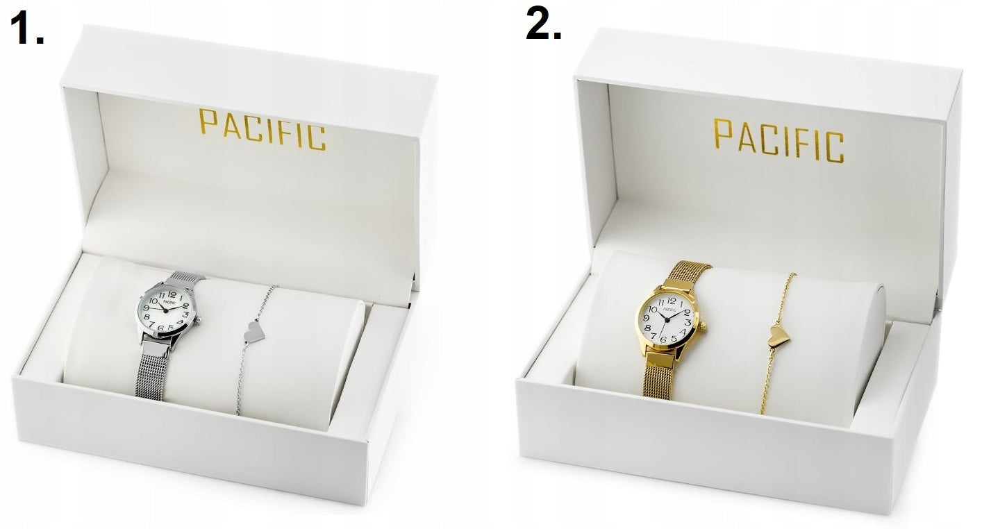 SET WATCH for girls FOR COMMUNION ENGRAVING Brand Pacific