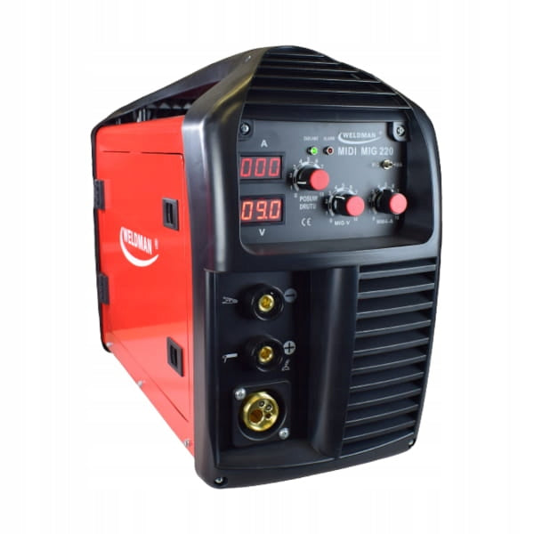 SET WELDING MACHINE WELDMAN MIG MIDI 220 Welding methods MIG/MAG MMA