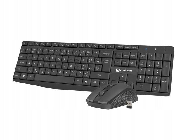 SET WIRELESS KEYBOARD AND OPTICAL MOUSE NZB-1989