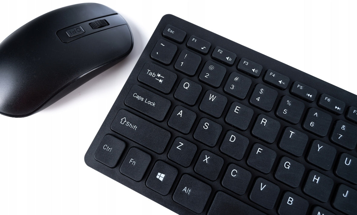 SET WIRELESS KEYBOARD + MOUSE OPTICAL MOUSE FOR SLIM COMPUTER