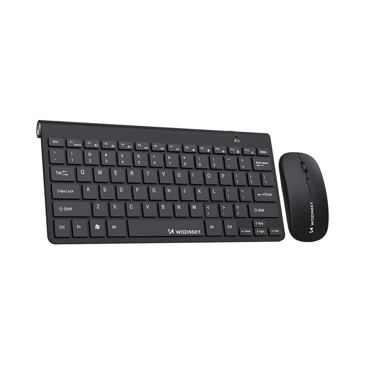 SET WIRELESS KEYBOARD + OPTICAL MOUSE COMPACT QUIET OPERATION