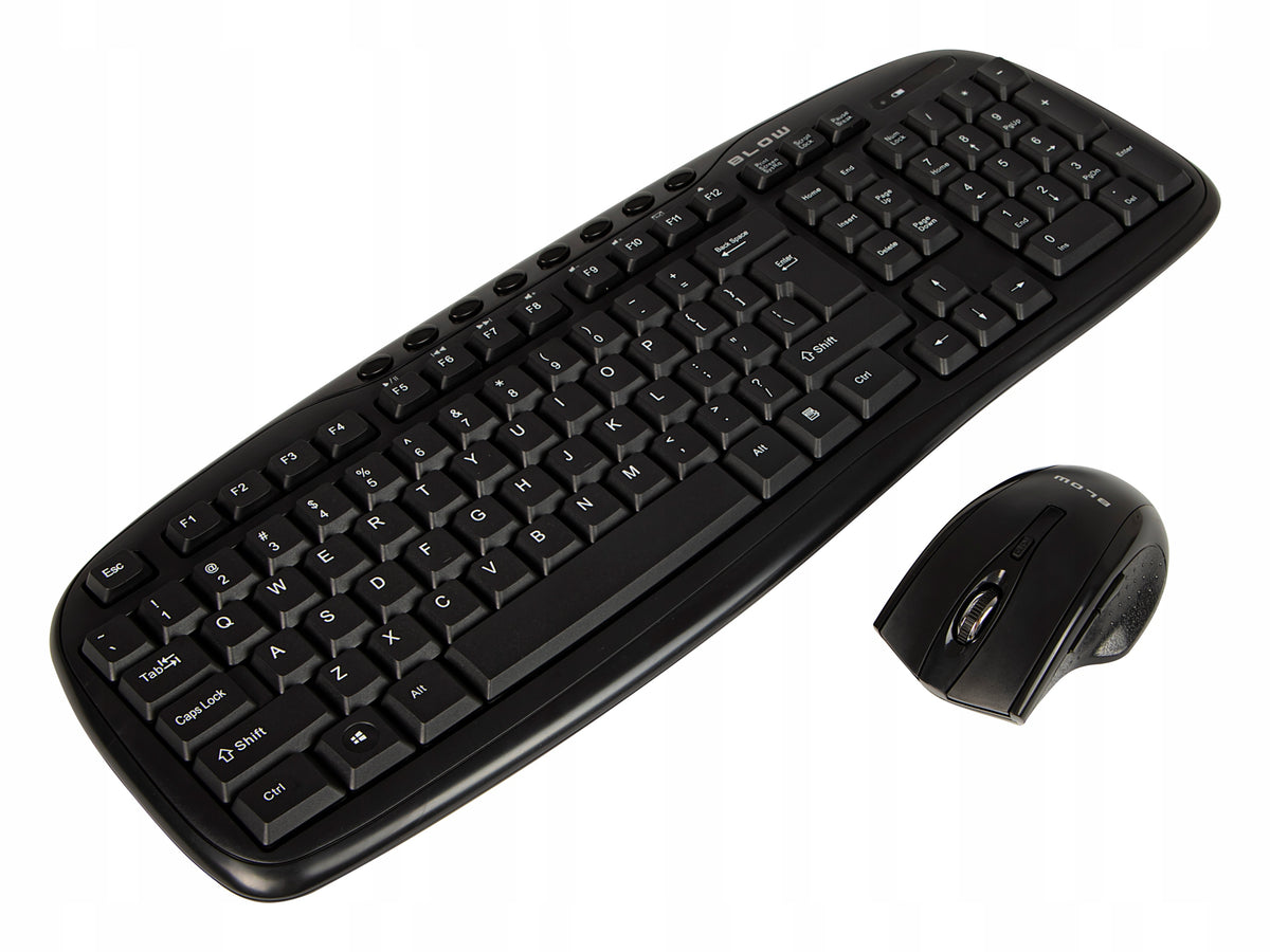 SET WIRELESS KEYBOARD + USB QWERTY MOUSE FOR OFFICE HOME SCHOOL Manufacturer code 85-465#