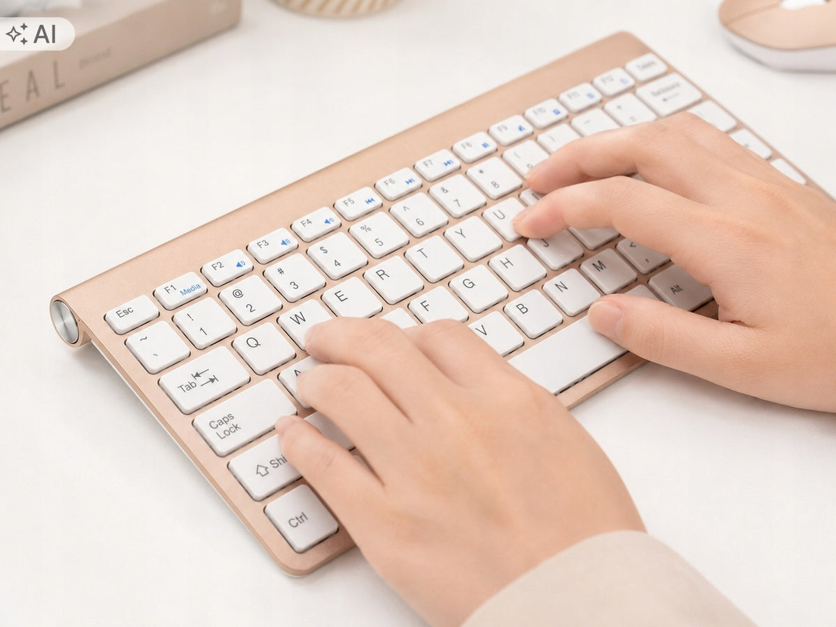 SET WIRELESS MEMBRANE KEYBOARD AND MOUSE OPTICAL MOUSE SLIM PRO Manufacturer code ST-KLAWIATURA+MYSZKA+ZŁOTA
