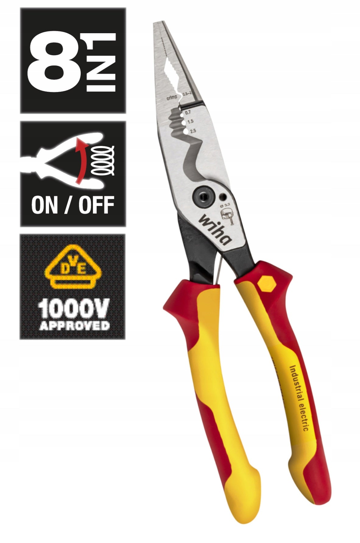 SET - Wiha 8in1 45705 pliers + Stanley 89-866 pliers WS45866 EAN (GTIN) 3253561515071