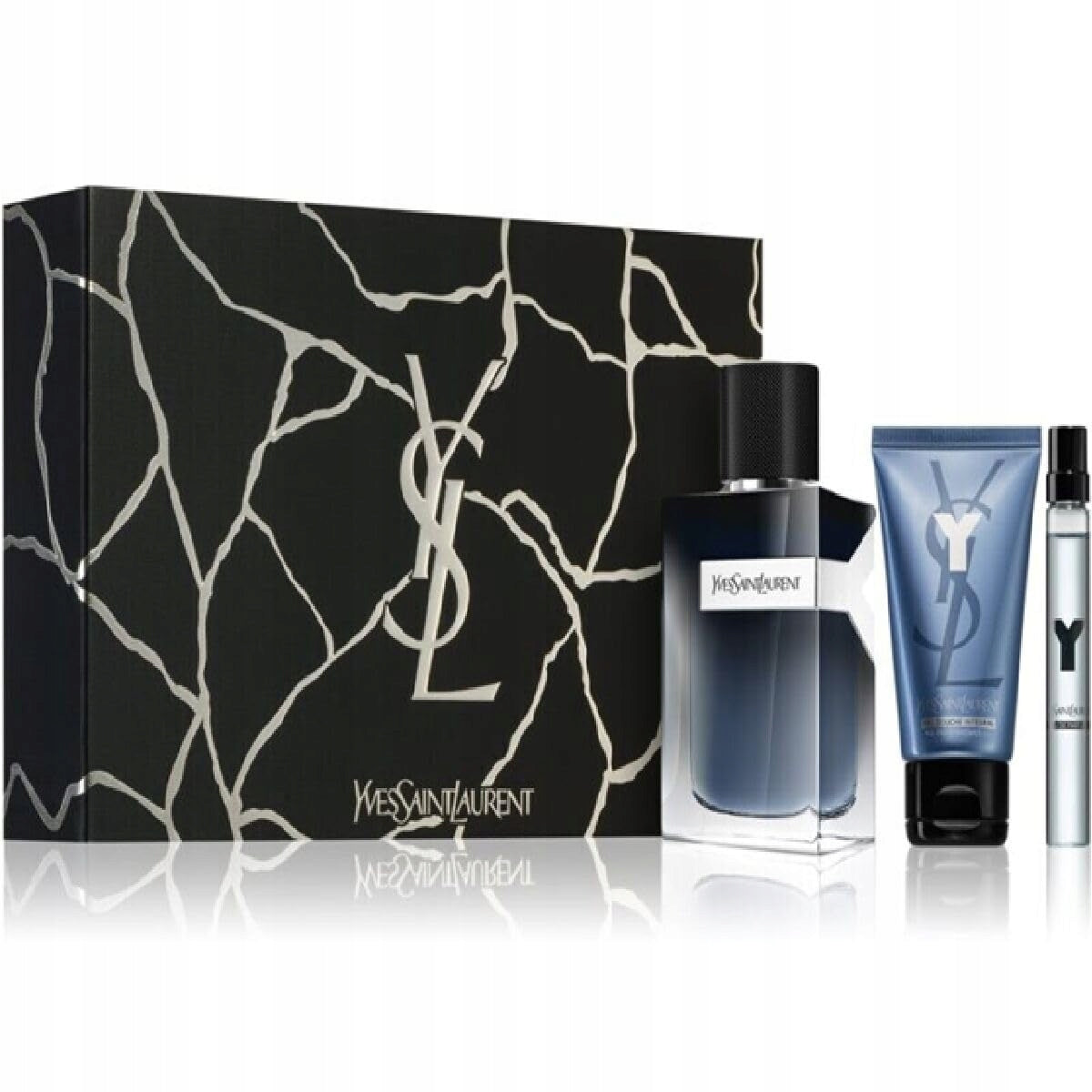 SET YVES SAINT LAURENT Y EDP spray 100ml + EDP spray 10ml + SHOWER GEL 50ml Brand Yves Saint Laurent
