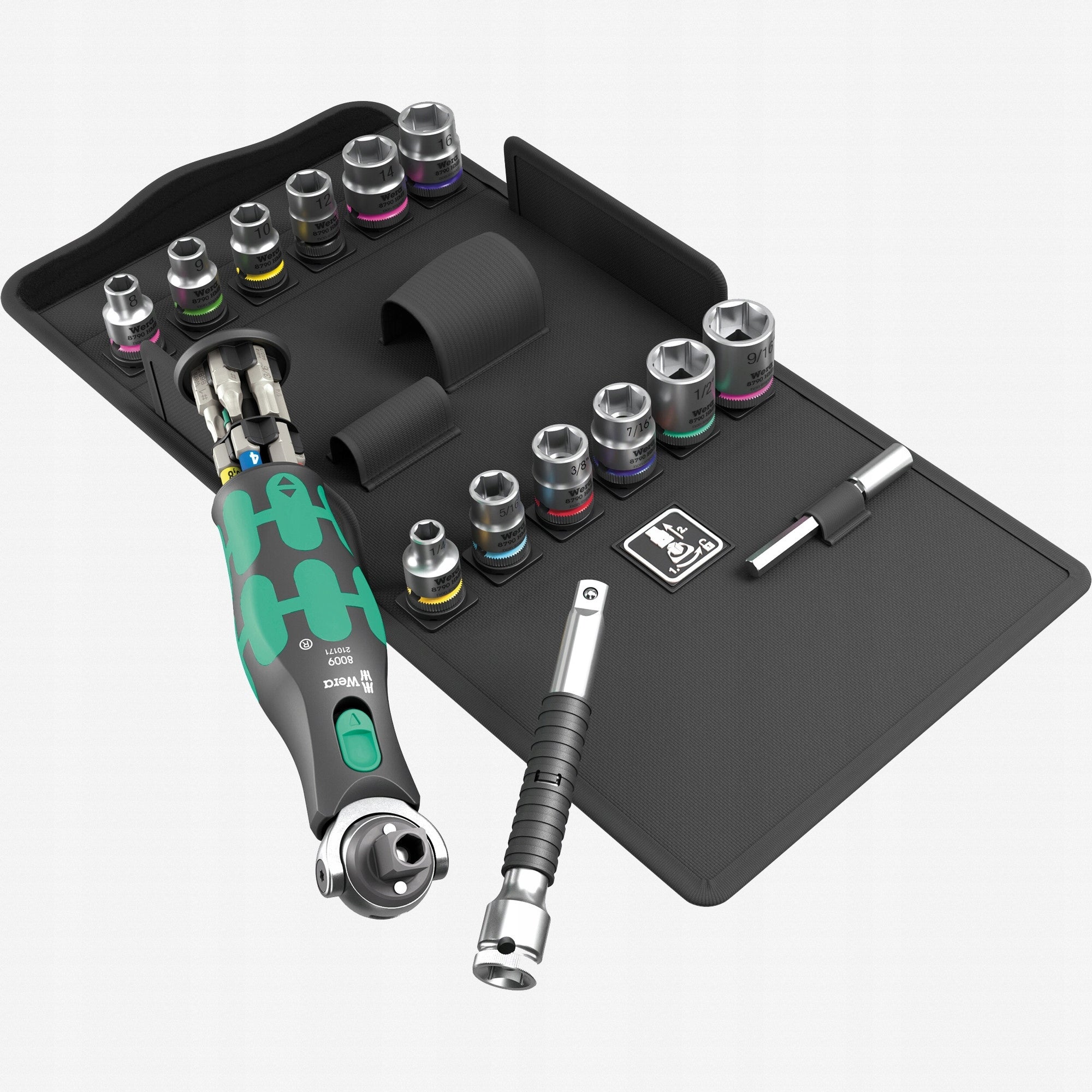 SET ZYKLOP-RATTLE POCKET SET 4, 27CZ. 05004285001 WERA
