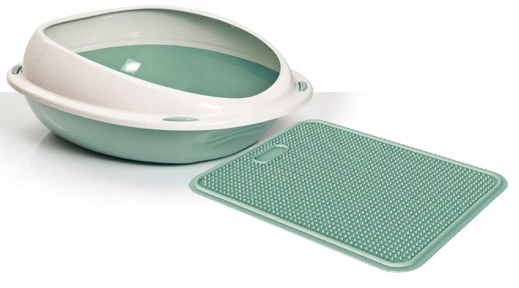 SET cat litter box toilet small 45cm + MAT