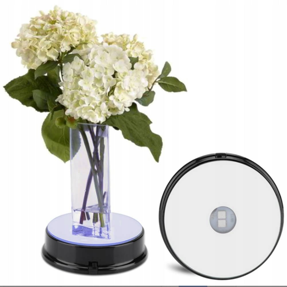 SEVEN COLOR LED BASE FOR DECORATION GLASS STATUETTE STAND
