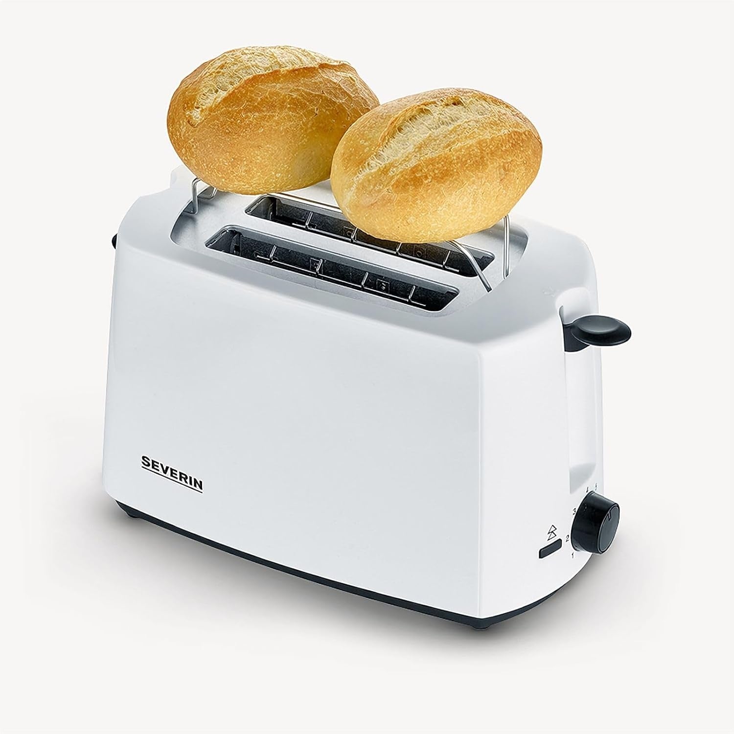 SEVERIN AT 2286 Toaster 700W 2 slices Roll cap White Black Brand Severin
