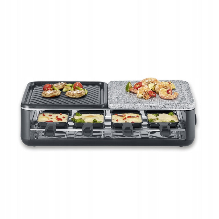 SEVERIN RG 2366 black 1300W raclette electric stone grill Brand Severin