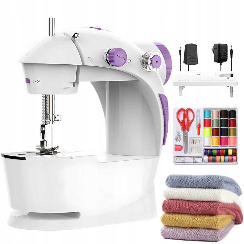 SEWING MACHINE 2 PROGRAMS OVERLOCK STITCH WITH LIGHTING AND PEDAL Packaging status original