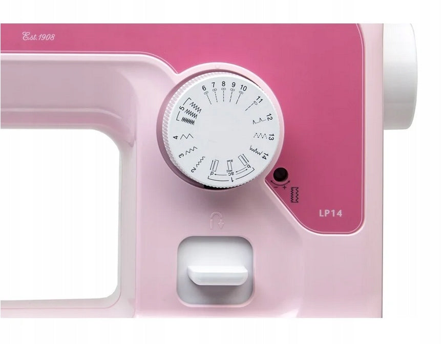 SEWING MACHINE BROTHER LP14 PINK LIMITED EDITION SET. EQUIPMENT Manufacturer code LP14